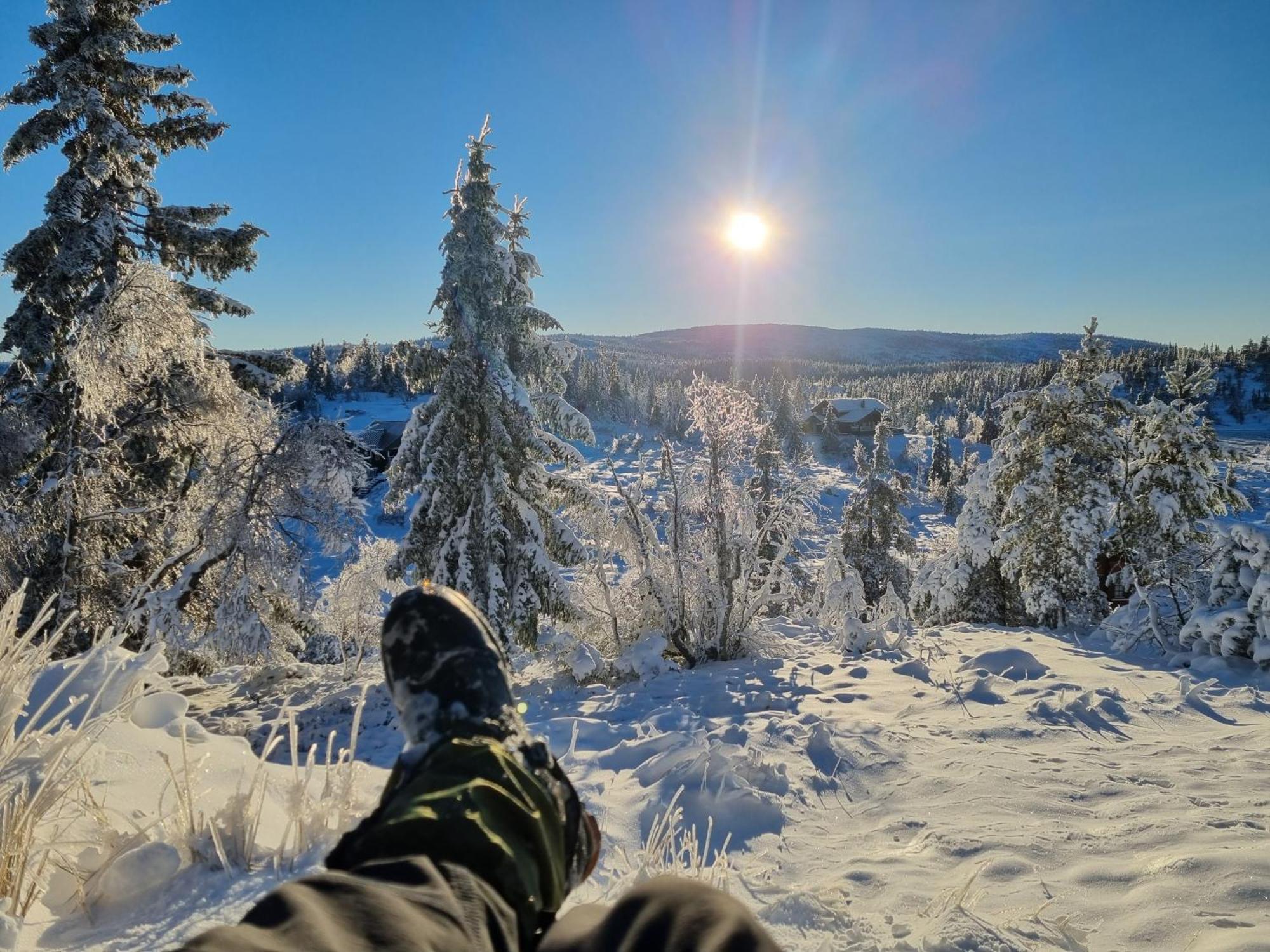 Ro I Sjelen. Hytte Til Leie Pa Skrim. Kongsberg Bagian luar foto
