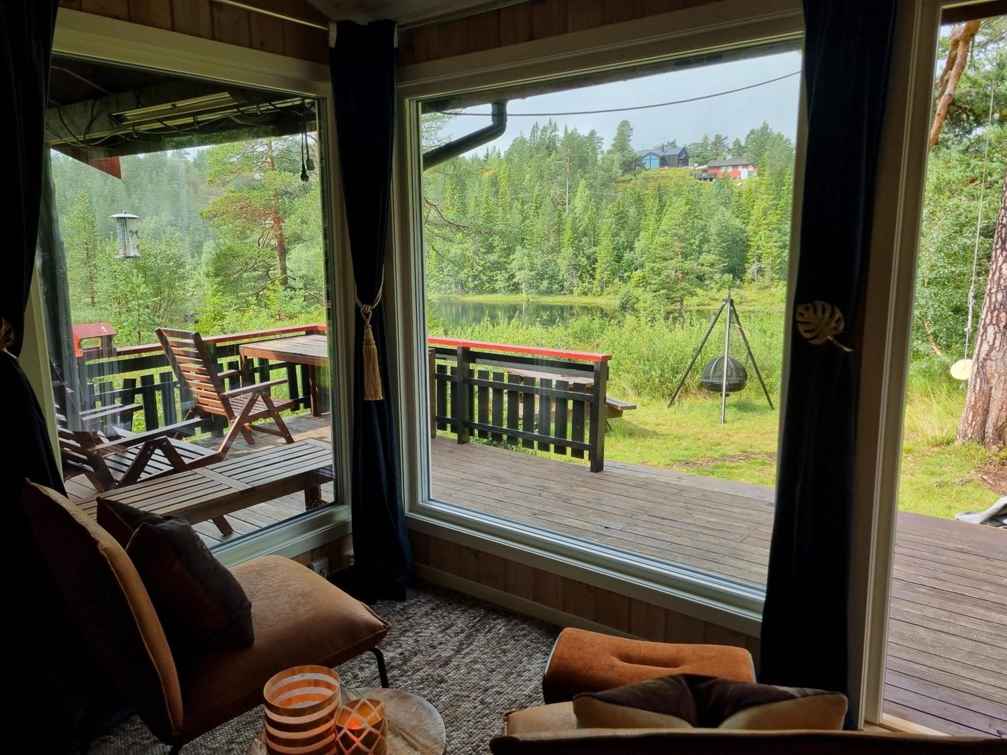 Ro I Sjelen. Hytte Til Leie Pa Skrim. Kongsberg Bagian luar foto