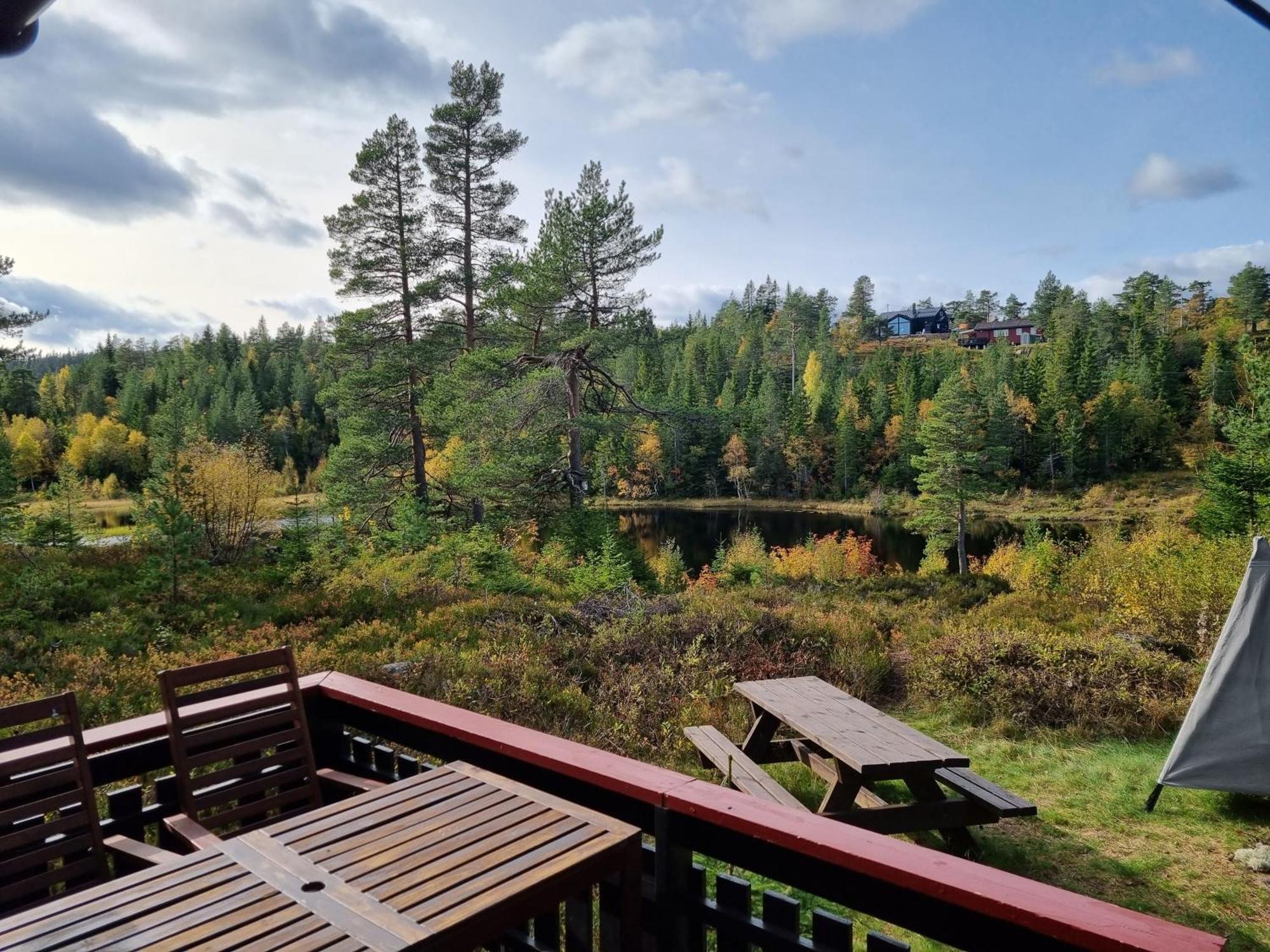 Ro I Sjelen. Hytte Til Leie Pa Skrim. Kongsberg Bagian luar foto